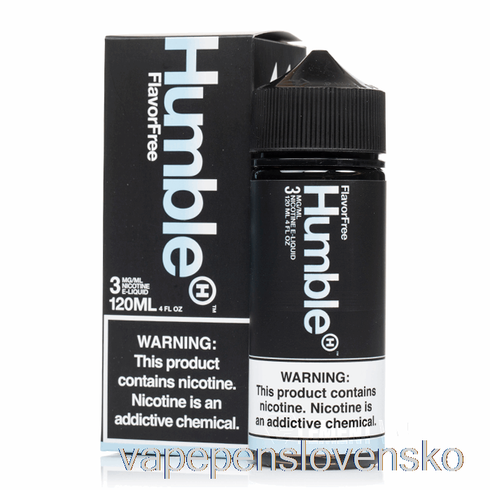Bez Chuti - Humble Juice Co. - 120ml 3mg Vape Shop Bratislava